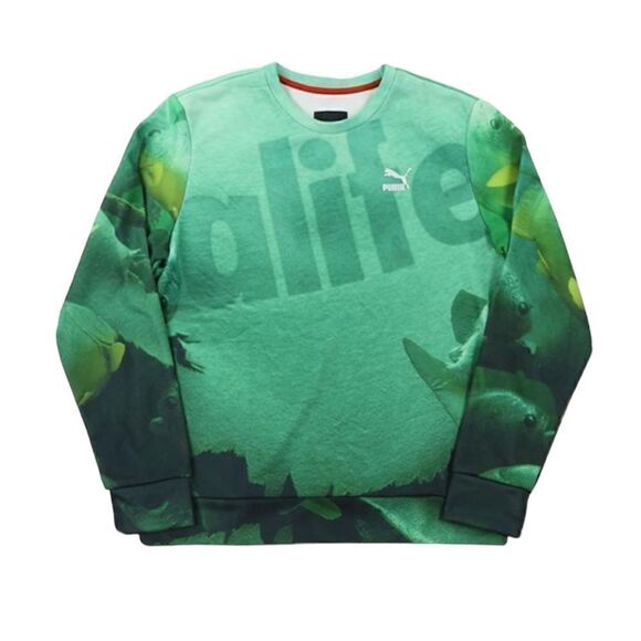 Puma x Alife Ultramarine Green Crewneck Sweatshirt - Picture 9 of 9